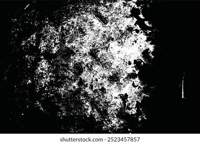 Black and White Abstract Backgrounds: Grunge Splatter Textures, Grainy Noise, and Monochrome Particle Overlays