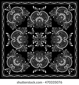 Vector Damask Seamless Pattern Element Ancient Stock Vector (Royalty ...