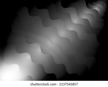 black and white abstract bigron vector design