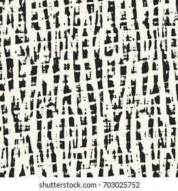 Black And White Abstract Broken Graphic Pattern