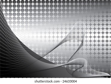 black and white abstract decorate