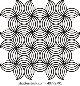 Black & white abstract design