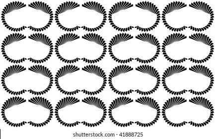 Black & white abstract design