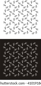 Black & white abstract designs