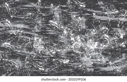 Black and white abstract digital image.