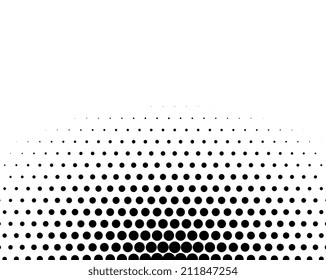 Black and white abstract dotted background 