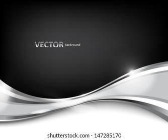 Black and white abstract elegant background