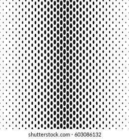 Black and white abstract ellipse pattern background