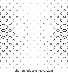 Black and white abstract ellipse ring pattern background