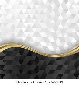 black and white abstract geometric background