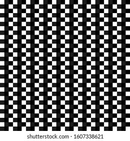 Black and white abstract geometric background