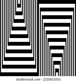 schwarz-weißes abstraktes geometrisches Hintergrundmuster