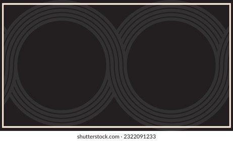 Patrón geométrico abstracto negro y blanco, estilo retro, fondo abstracto aislado en negro. 01