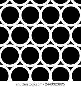Schwarz-weiß abstrakte geometrische Muster