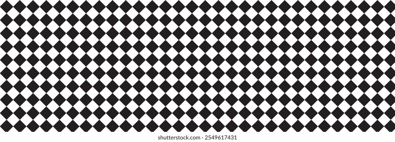 Black and white abstract geometric pattern. black and white diamond shape pattern.