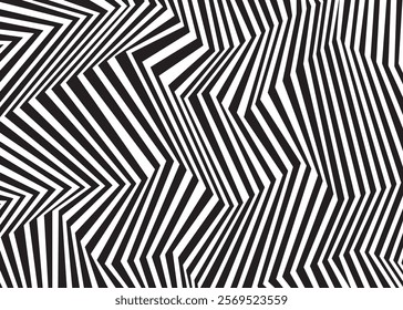 Black and white Abstract geometric pattern line. For web and digital media.