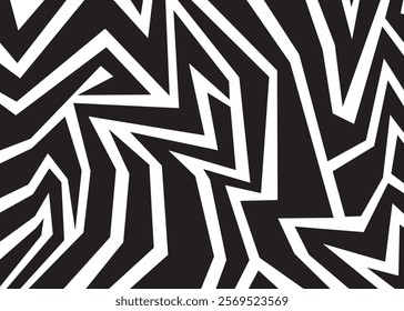 Black and white Abstract geometric pattern line. For web and digital media.