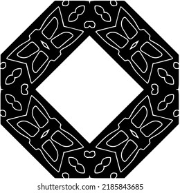 Black and white abstract geometric seamless pattern with wavy shapes, and curved lines.  monochrome mandala. striped background. Repeat design for decor, cover, print.