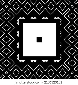 Patrón geométrico uniforme abstracto en blanco y negro con formas onduladas y líneas curvadas.  textura monocroma. fondo rayado. Repetir el diseño para la decoración, portada, impresión.