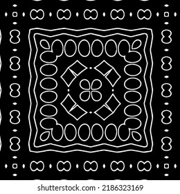 Patrón geométrico uniforme abstracto en blanco y negro con formas onduladas y líneas curvadas.  textura monocroma. fondo rayado. Repetir el diseño para la decoración, portada, impresión.