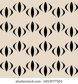 estampado geométrico abstracto blanco y negro sin costuras del Diseño gráfico para la Ilustración vectorial de empaquetado del diseño superficial del desgaste casero de la tela