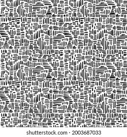 formas geométricas abstractas en blanco y negro sin inconvenientes, ilustración vectorial fondo de textura repetible interminable