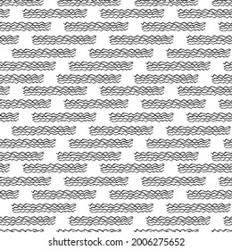 black and white abstract geometric shapes seamless pattern, vector illustration endless repeatable texture background