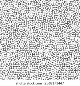 Black and white abstract grid texture for background. Abstract background with small geometric ornament in gray and gradient color. Checkered halftone pattern. Halftone contrast. 
