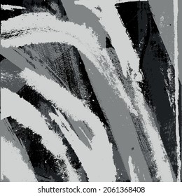 Black and white abstract grunge background