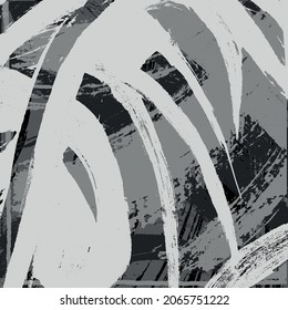 Black and white abstract grunge background