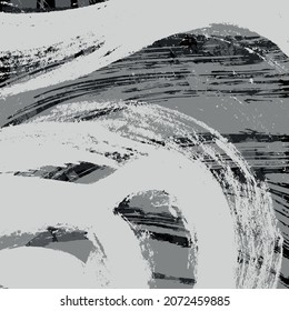 Black and white abstract grunge background