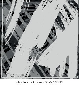 Fondo de fondo abstracto negro y blanco
