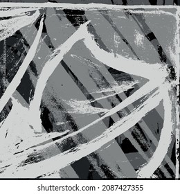 Black and white abstract grunge background