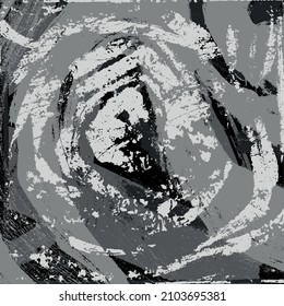 Black and white abstract grunge background