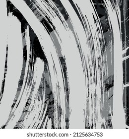 Fondo de fondo abstracto negro y blanco