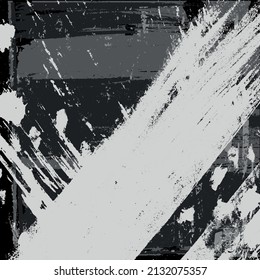 Fondo de fondo abstracto negro y blanco