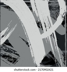 Fondo de fondo abstracto negro y blanco