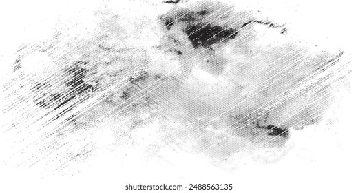 Fondo de grunge abstracto blanco y negro con estilo de semitono.