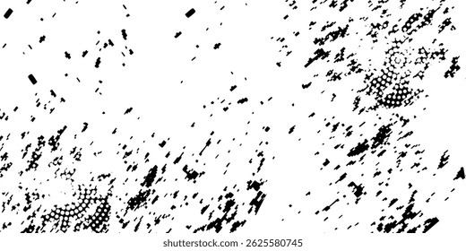 Fondo abstracto grunge en blanco y negro con estilo semitono.	

