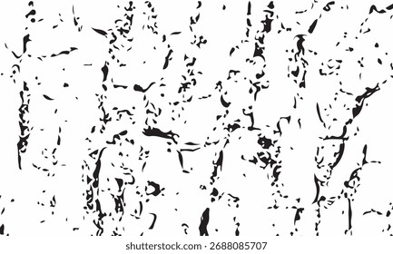 Black and white abstract grunge background with paint splash and ink texture illustration for design pattern or wallpaper.