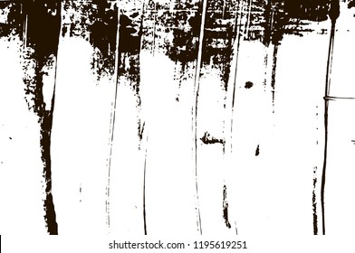 Black and white abstract grunge brush vector texture background