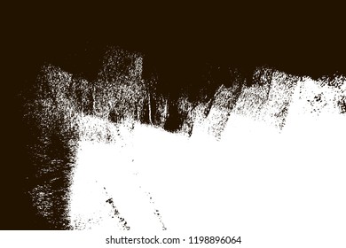 Black and white abstract grunge brush vector texture background