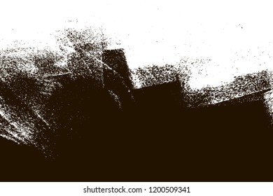 black and white abstract grunge brush vector texture background