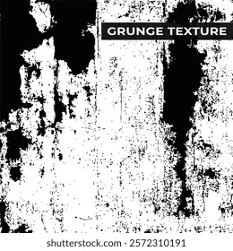 Black and White Abstract Grunge Texture background Vector