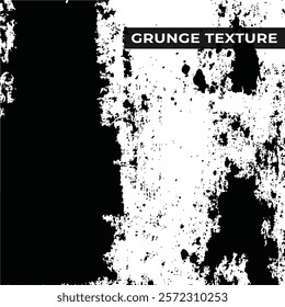 Black and White Abstract Grunge Texture background Vector