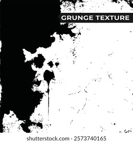 Black and White Abstract Grunge Texture background Vector