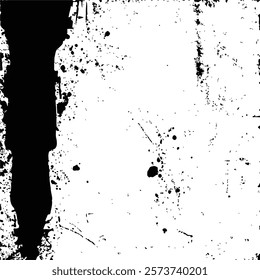 Black and White Abstract Grunge Texture background Vector
