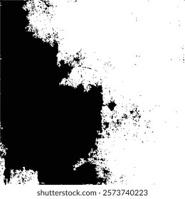 Black and White Abstract Grunge Texture background Vector