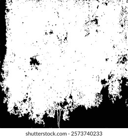 Black and White Abstract Grunge Texture background Vector