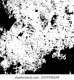Black and White Abstract Grunge Texture background Vector